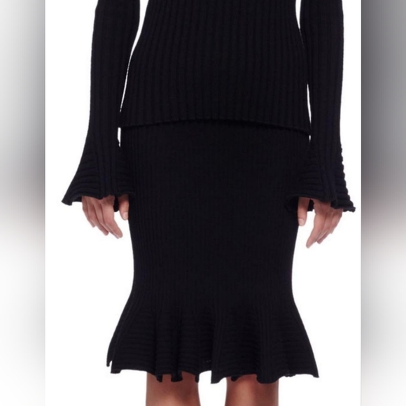 ❌️ SOLD ❌️ LAVIN RIBBED SWEATER WITH MATCHING SKIRT - Picture 2 of 5